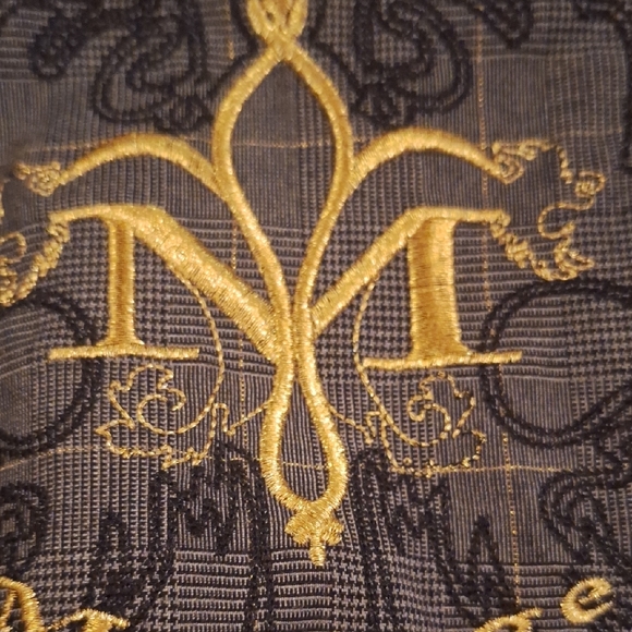 Mackage Dark Leather Jacket with Zipper Details - Picture 8 of 16